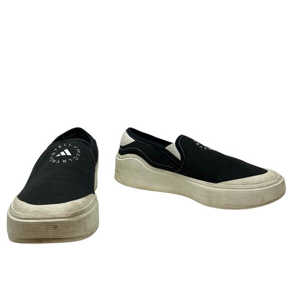 Adidas by Stella McCartney Court Slip-On Shoes Sneakers Platform Black Size US 9 - Picture 3 of 12